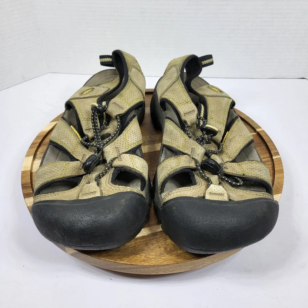 KEEN Arroyo II Hiking Sandals‎ Men Size 10 Tan Black Waterproof Leather